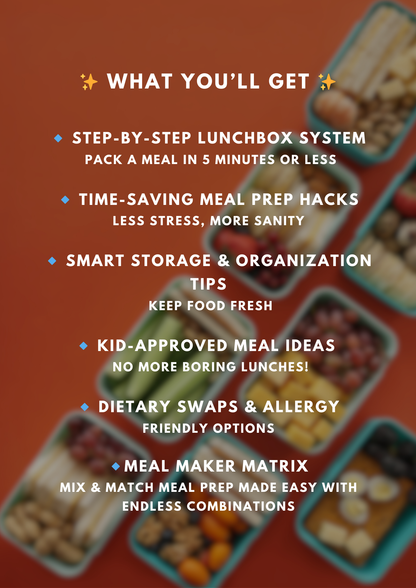 "What's For Lunch" - Quick & Healthy Lunches for Busy Parents